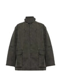 Rick Owens Mac high-neck denim jacket