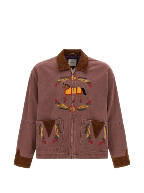 FOUND embroidered-detail jacket