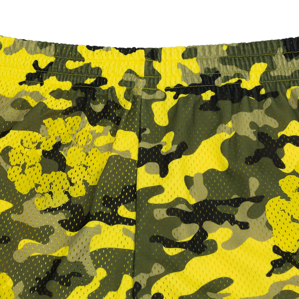 Yellow Wreath Camo Shorts