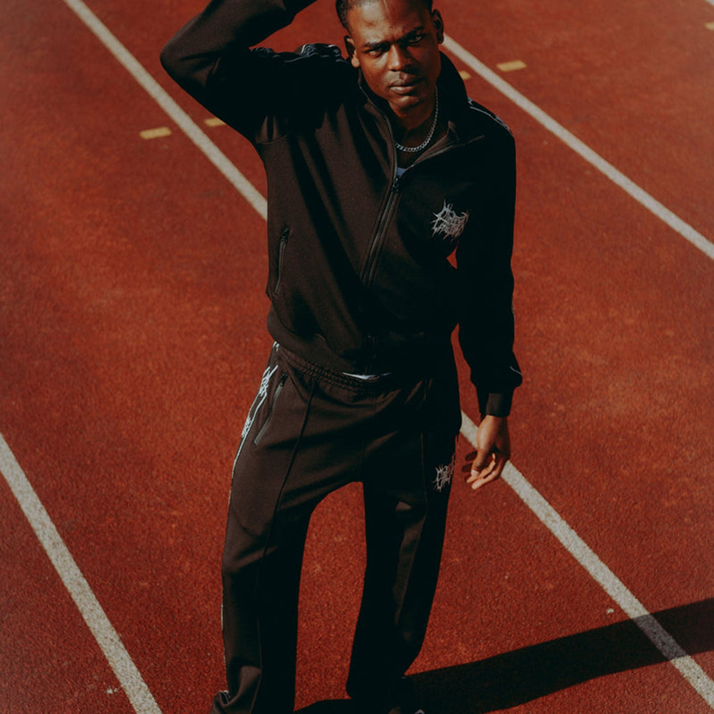 Chet Rock Lithium Track Pant: Black