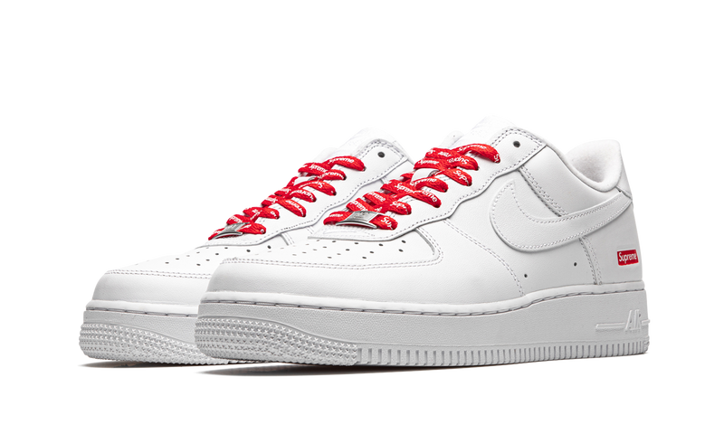 Nike Air Force 1 Low Supreme 'Mini Box Logo' White (CU9225-100)