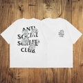 ASSC White Tee – Rose Graphic Back Print