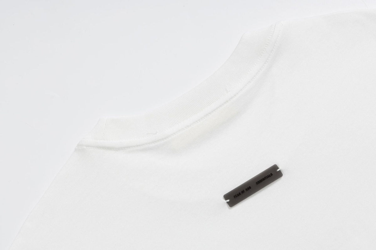 Fear Of God Essentials Signature Script Letter Print Tee Streetwear