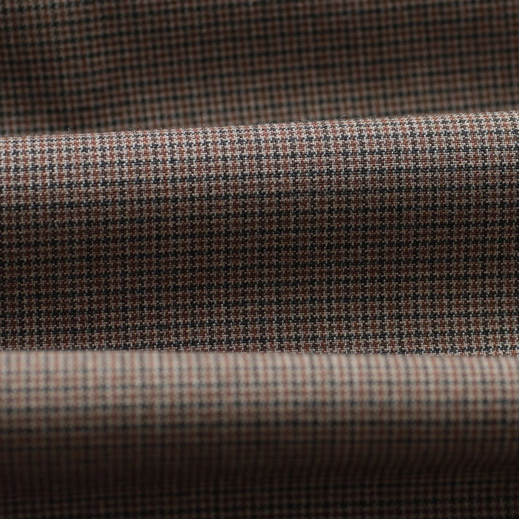 Wax London Eldon Micro Puppytooth Jacket: Brown