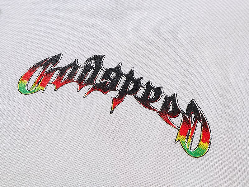 Godspeed Skull Flame Graphic T-Shirt