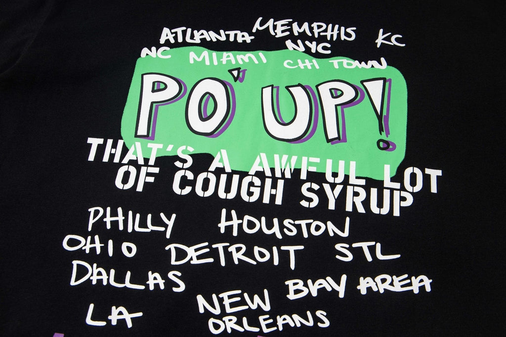 THAT'S A AWFUL LOT OF COUGH SYRUP PO UP Flame Graphic Short-Sleeve T-Shirt