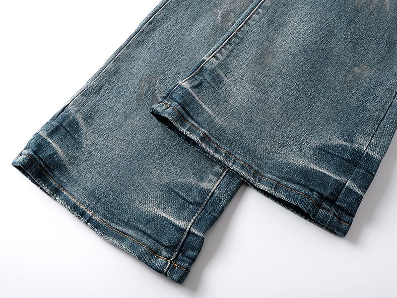 Purple Brand Distressed Flare Jeans