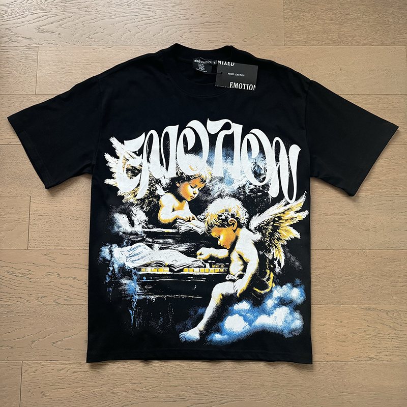 MIXED EMOTION Cherub Graphic T-Shirt