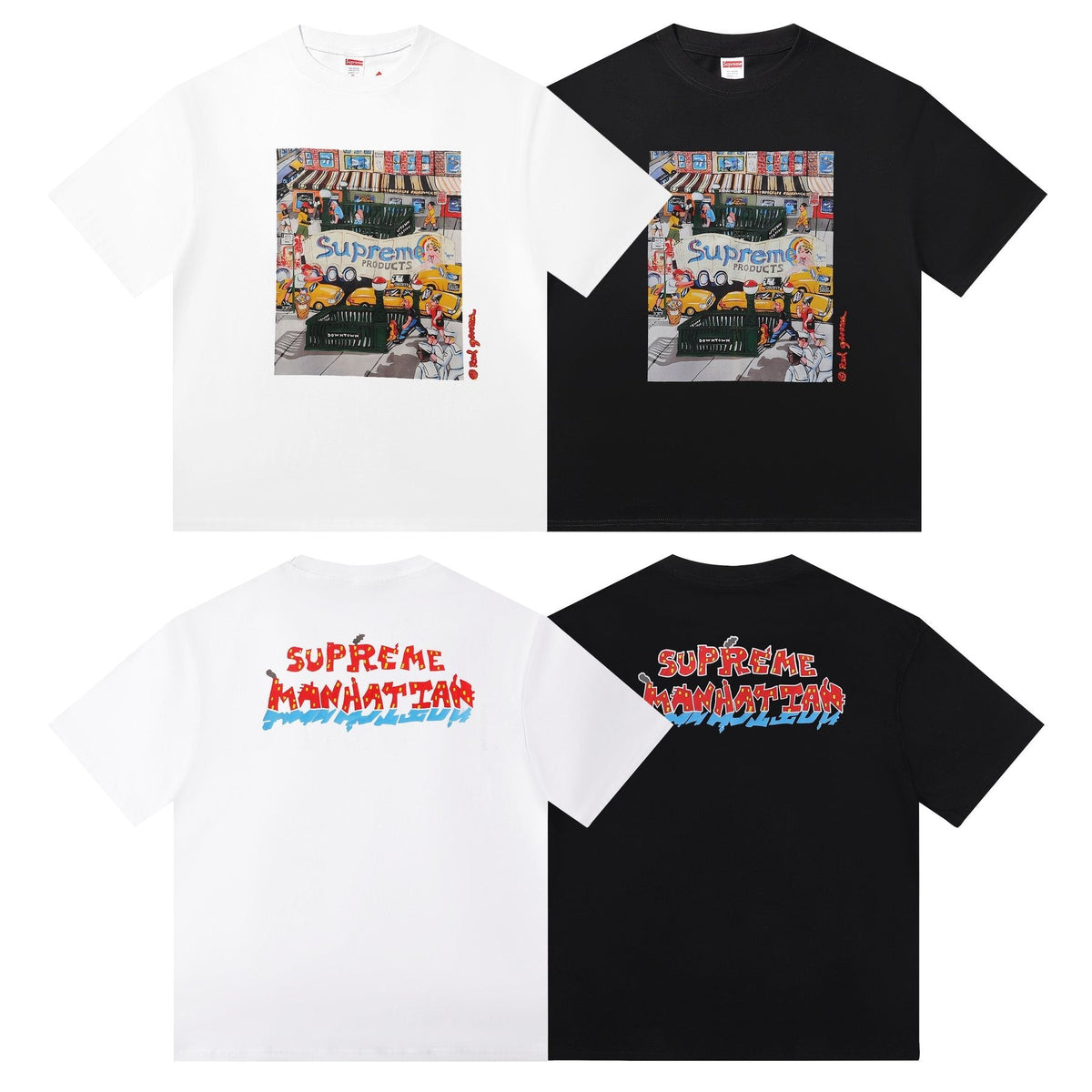 Supreme Manhattan City Graphic Short-Sleeve T-Shirt