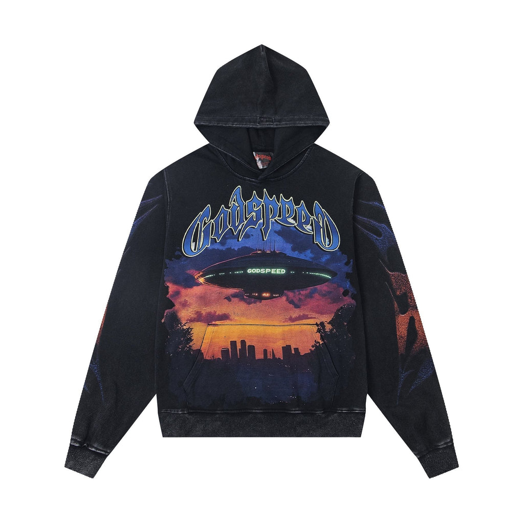 Godspeed UFO & Sun-Eye Graphic Hoodie
