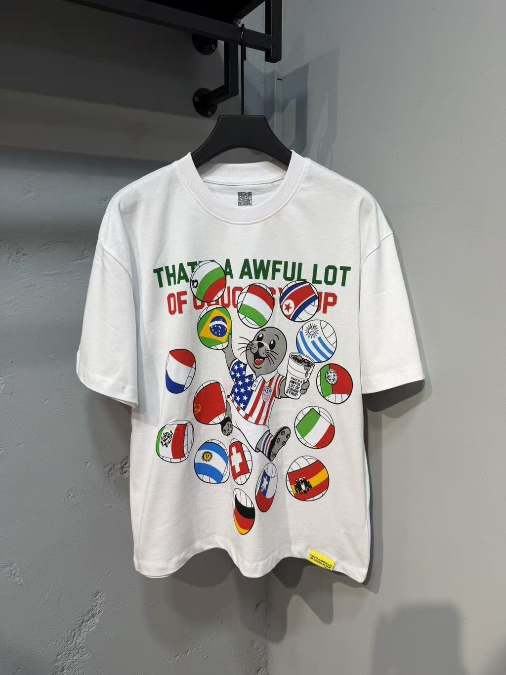 THAT'S A AWFUL LOT OF COUGH SYRUP Bear Graphic T-Shirt