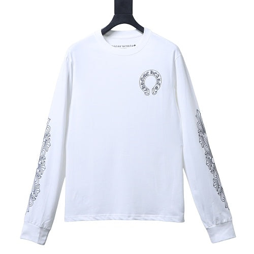 Chrome Hearts white long-sleeve T-shirt 25FW