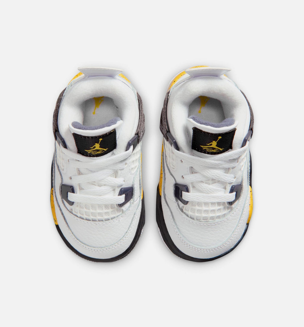 Air Jordan 4 Retro Rare Air Tour Yellow Infant/Toddler – White/Dark Blue Grey/Black/Tour Yellow