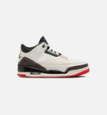 Air Jordan 3 Retro 'Sail and University Red' - Men's Lifestyle Sneaker (Sail/Black/University Red/Pale Ivory)