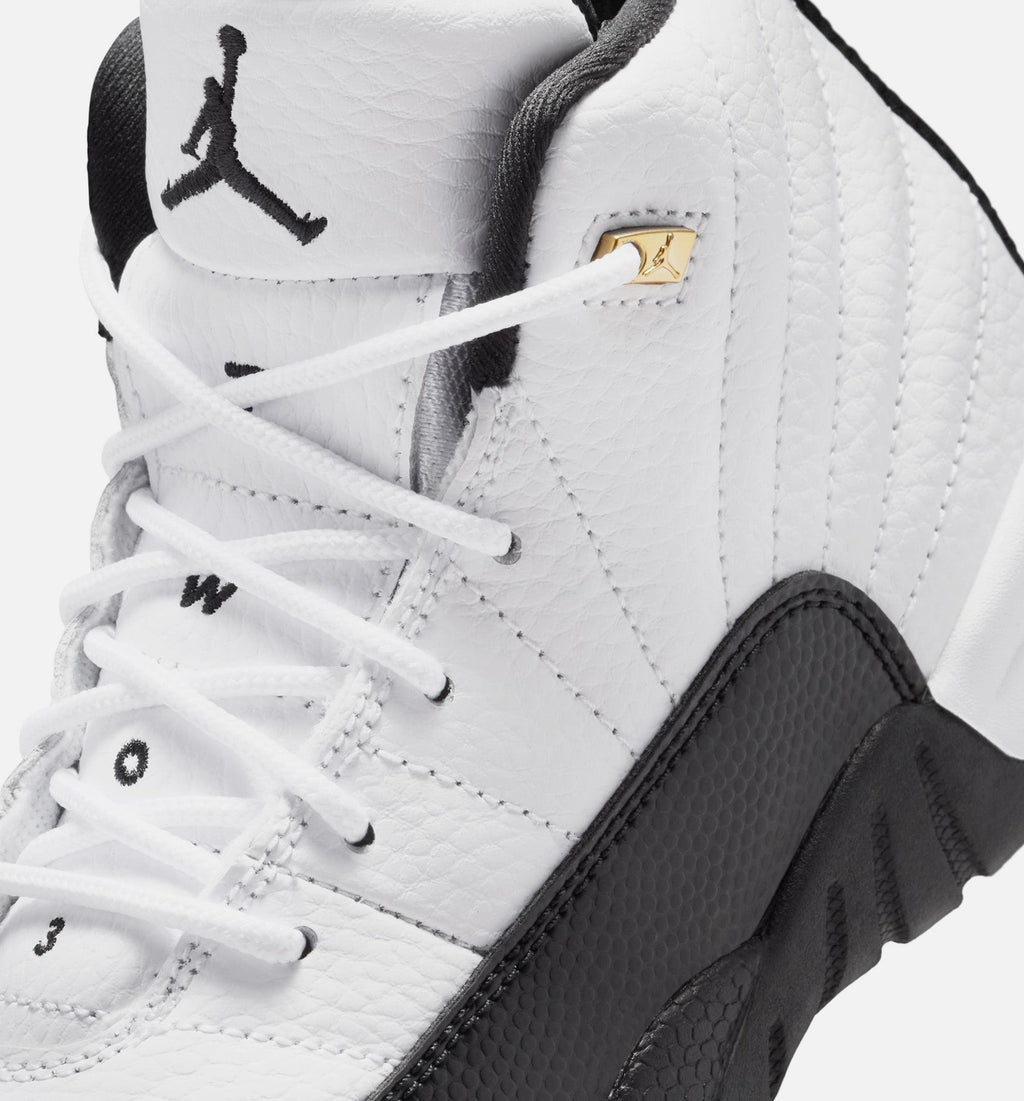 Air Jordan 12 Retro Taxi | Preschool Lifestyle Shoe | White/Black/Taxi