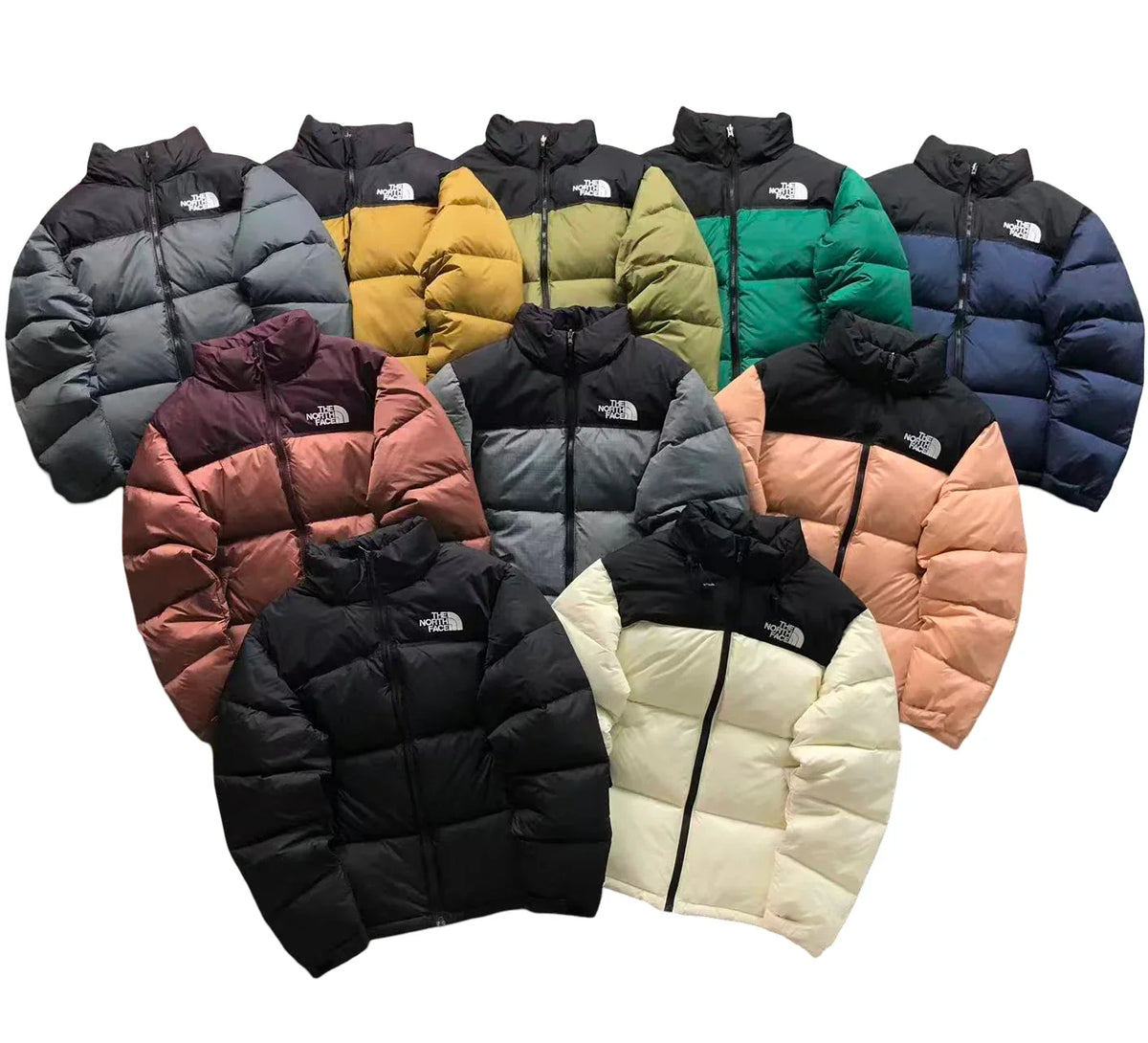 The North Face 1996 Retro Nuptse Jacket in Cream