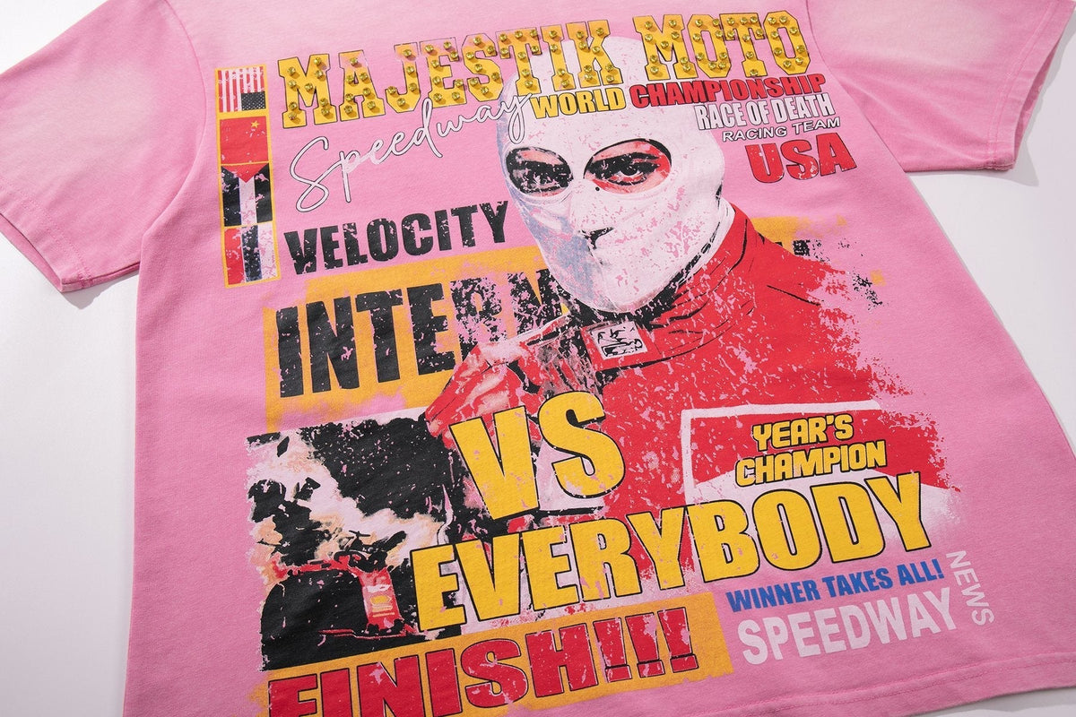 MAJESTIK Racing Moto Graphic T-Shirt