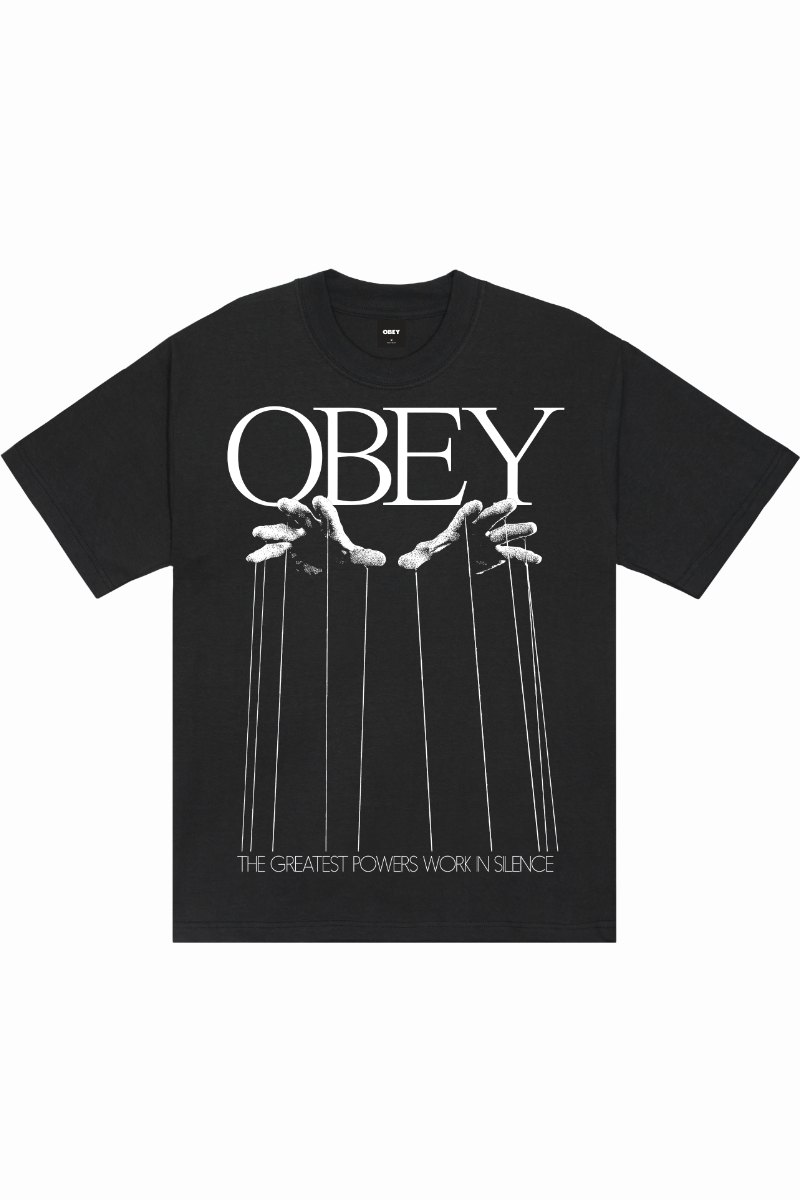 OBEY MARIONETTE T-SHIRT Vintage Black