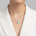 Van Cleef & Arpels Sweet Alhambra Blue Butterfly Necklace