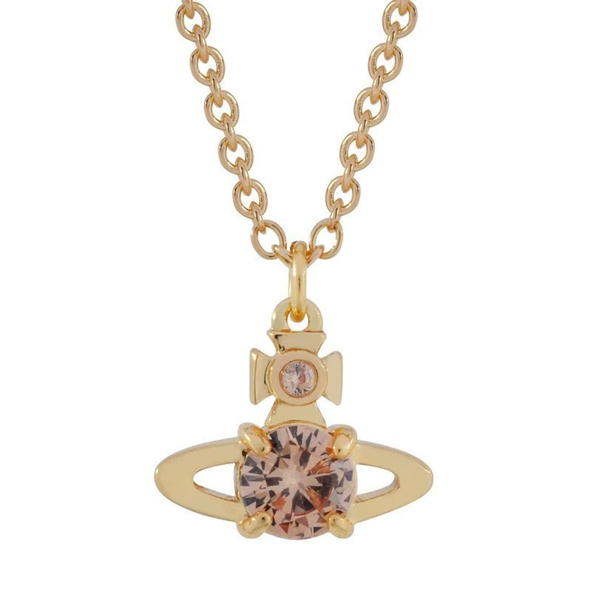 Vivienne Westwood Style Crystal Orb Choker Necklace