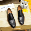 Louis Vuitton Men's Black Lace-Up Dress Shoes