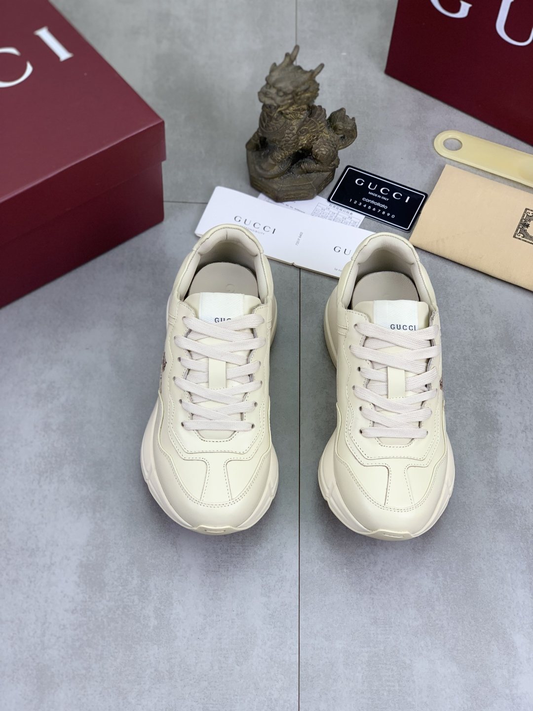 Gucci Tiger Graphic Chunky Sneakers