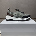 Berluti Gray and Black Lace-Up Sneakers