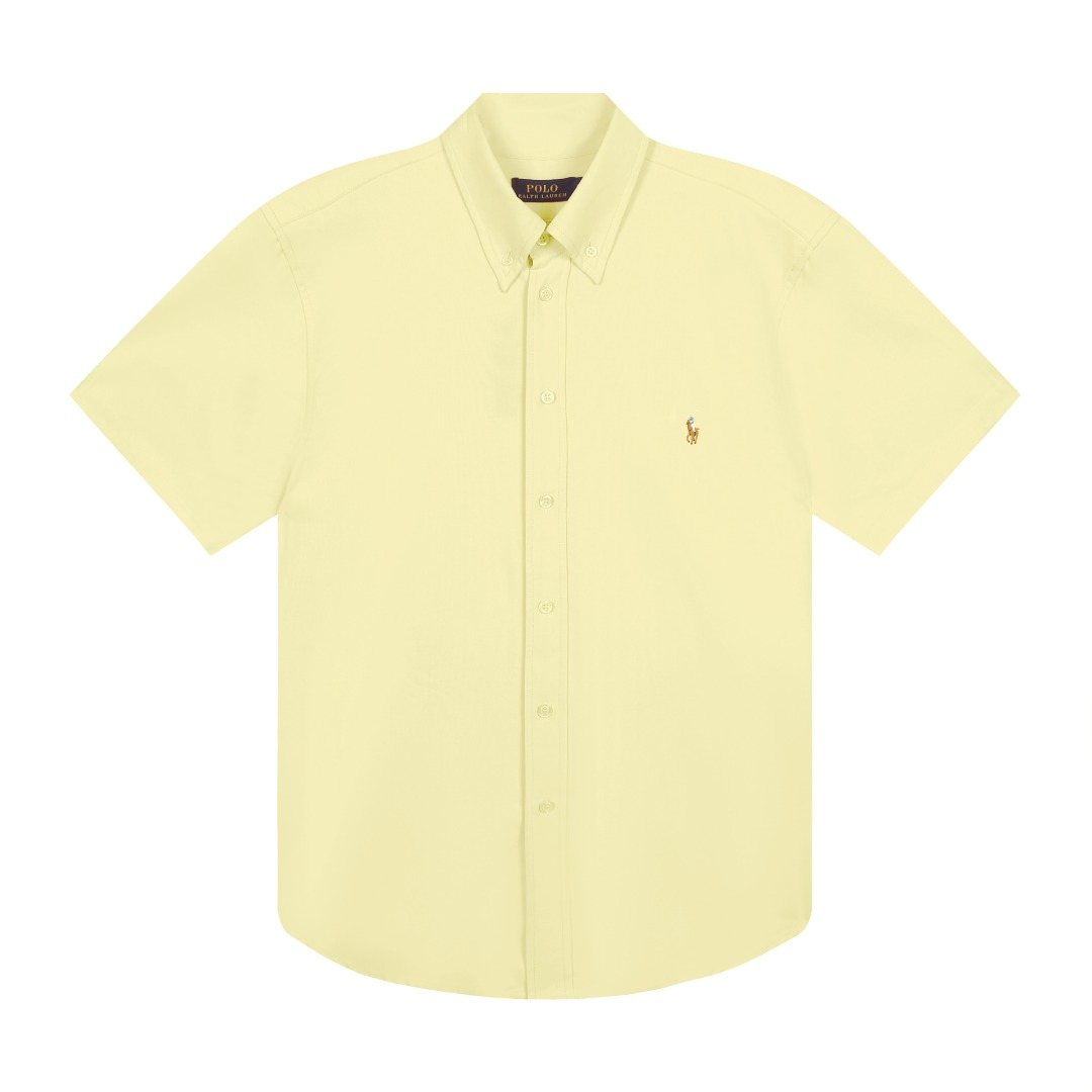 Ralph Lauren Cotton Oxford Short-Sleeve Button-Down Shirt