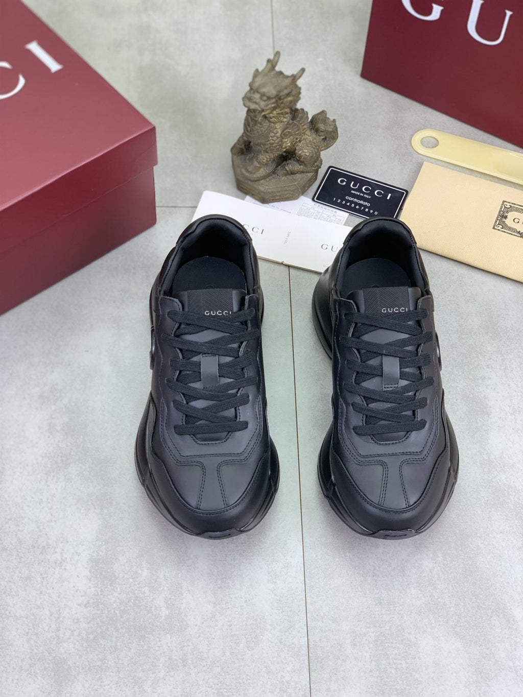 Gucci Paneled Chunky Sneakers