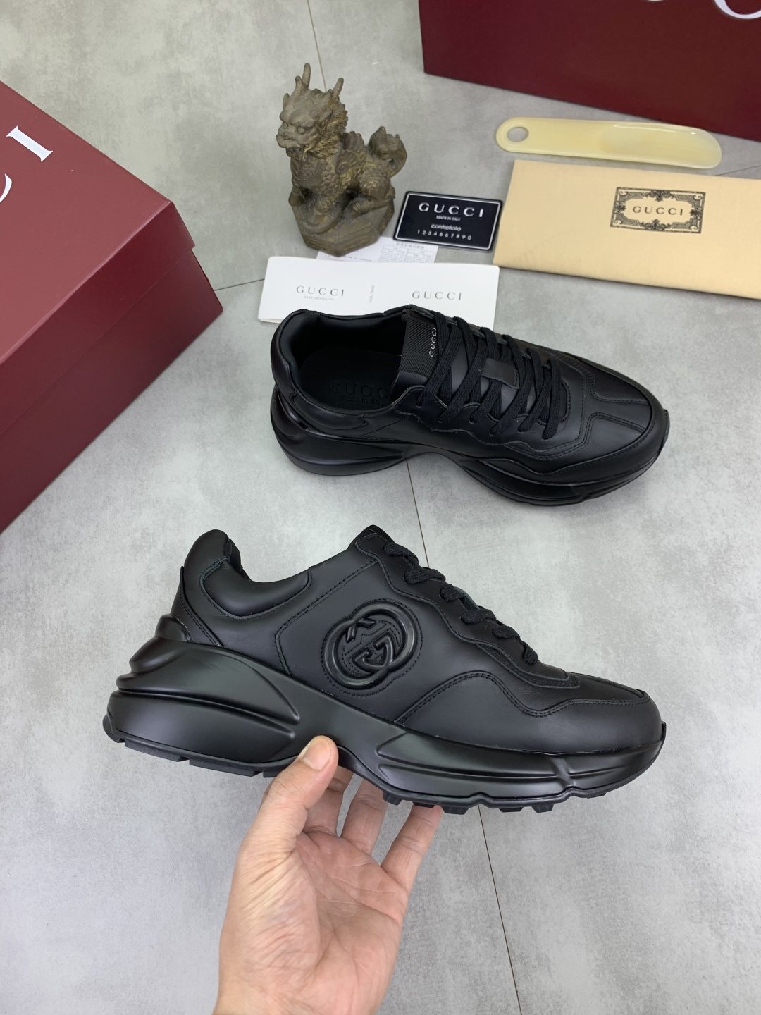 Gucci Paneled Chunky Sneakers