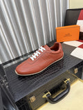 Hermès Stitched Low-Top Sneakers