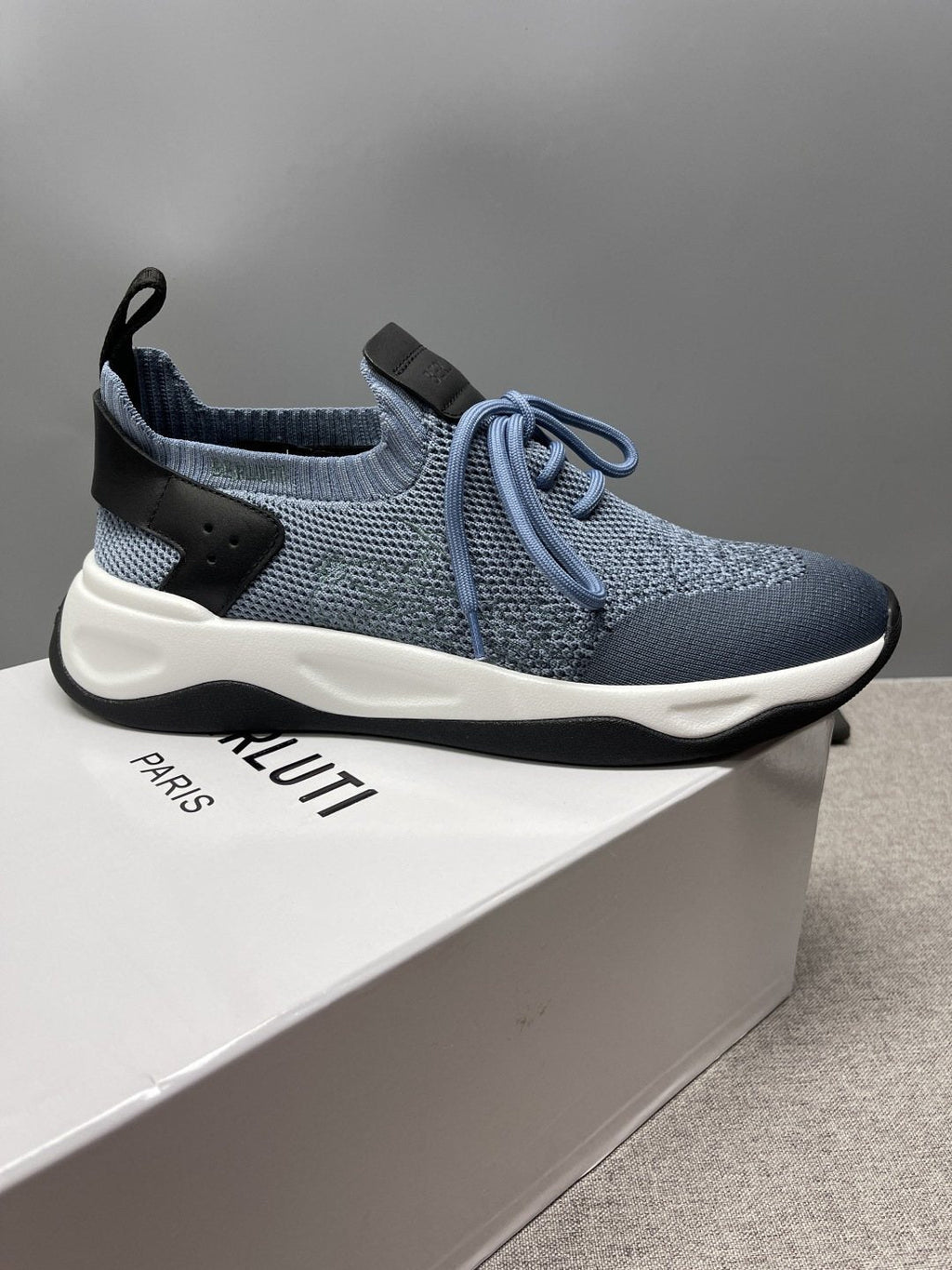 Berluti Knit Lace-Up Sneakers