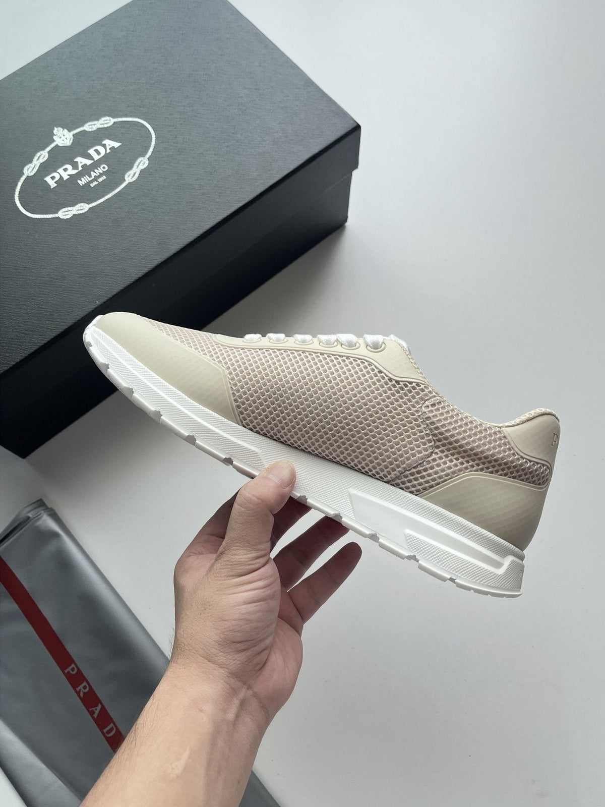 Prada Prax Mesh Sneakers