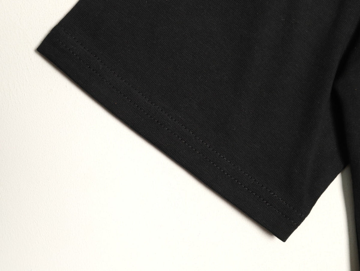 Louis Vuitton Chain-Circle LV Graphic T-Shirt - Black