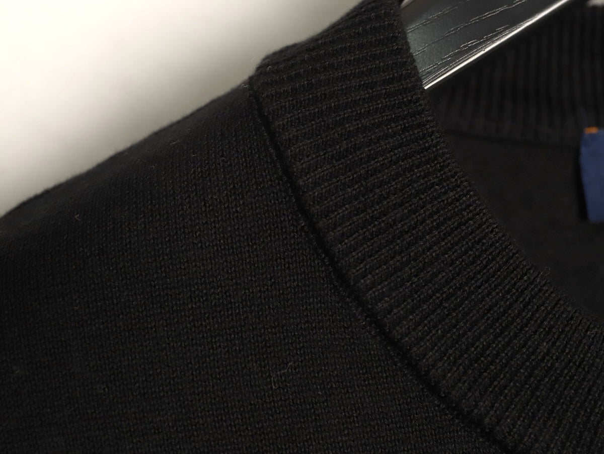 Louis Vuitton Crewneck Short-Sleeve T-Shirt - Black