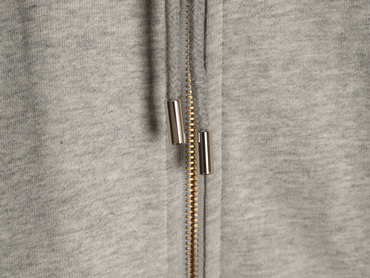 Louis Vuitton Sketch-Style Monogram Zip Hoodie - Light Gray